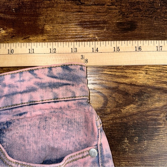 Rebecca Taylor La Vie Jeans Ines Womens 27 Pink Acid High Rise Slim Straight NEW - Picture 6 of 14